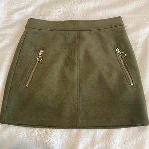 Forever 21 suede mini skirt